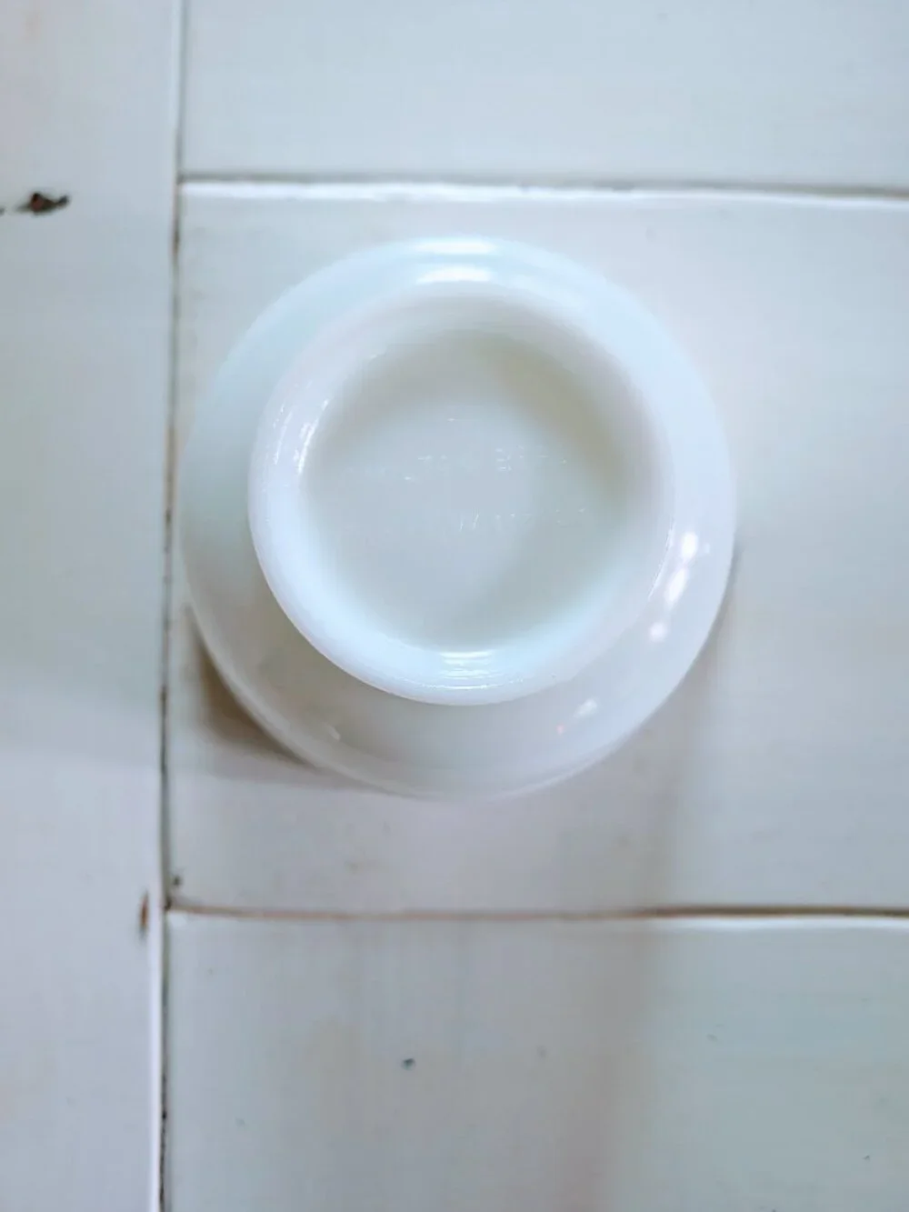 VTG #2 Pyrex Hamilton Beach White Milk Glass Spouted Batter Bowl Ribbed 1940